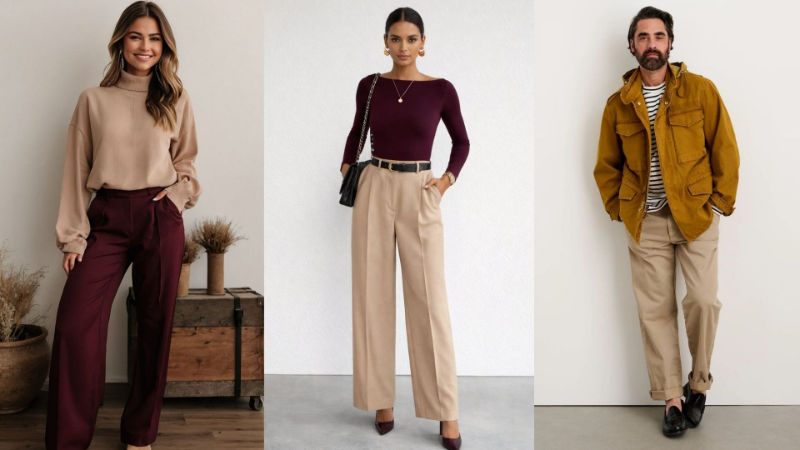 Warna Khaki Cocok dengan Warna Apa
